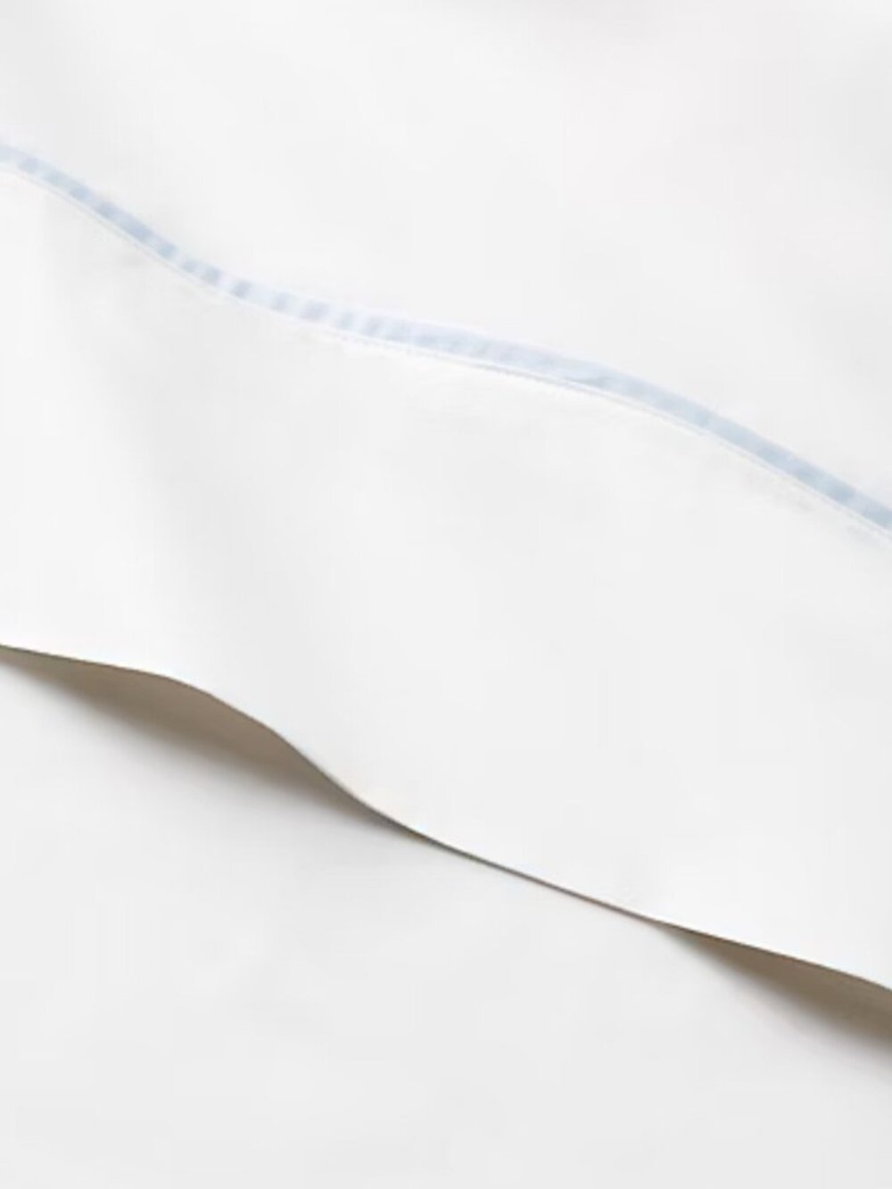 Ralph Lauren Organic Cotton Percale Palmer Flat Sheet KING Sky Blue MSRP $200